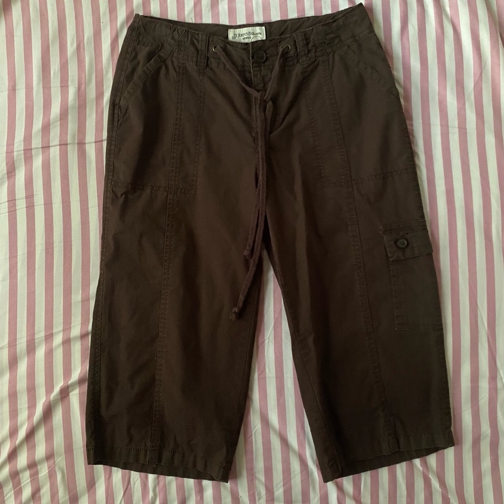 St. John's Bay Dark Brown Stretch Shorts